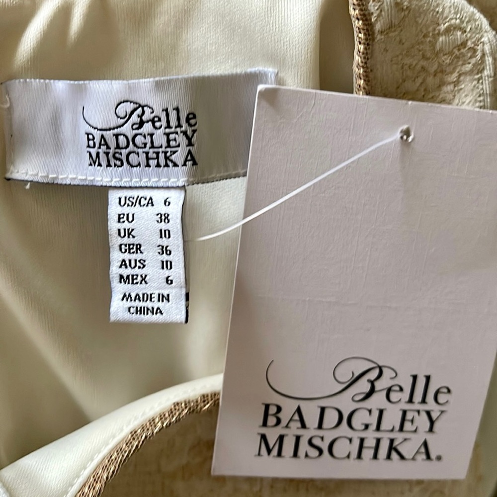 Belle Badgley Mischka Cold Shoulder Dress - Picture 5 of 7